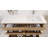 Hanzila 59.05'' Single Bathroom Vanity with Acrylic Top-805414323