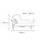 Chaise longue élégante en simili cuir-101515068