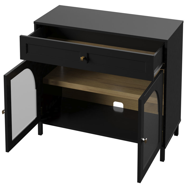 Vick Accent Cabinet, Black