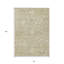 Tapis intérieur et extérieur lavable beige et brun 8 pi x 10 pi
