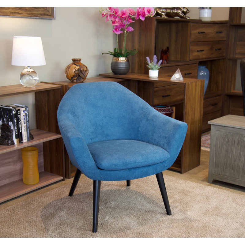 Gipson Upholstered Armchair, Blue