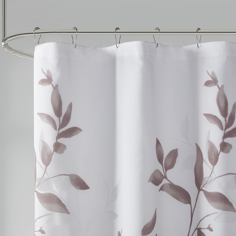 Rideau de douche Mauve Trent Botanical Burnout, Mauve