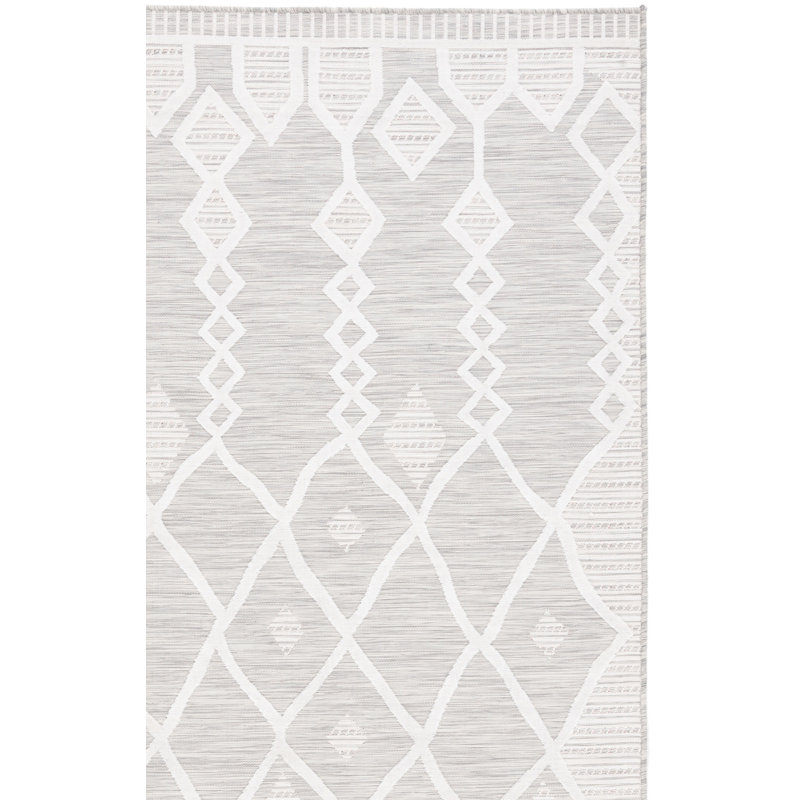 Kenenth Performance Geometric Indoor/Outdoor Area Rug, Rectangle 4' x 6'