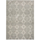 One-of-a-Kind 6'7" x 9'10" Area Rug in Pewter/White