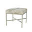 Upholstered Cowhide Stool-1329334970