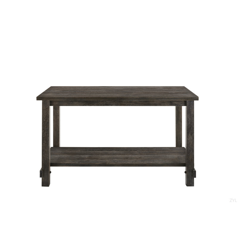 II Weathered Gray Finish Counter Height Table