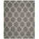 Patchin Hand Tufted Wool/Viscose Geometric Rug in Dark Gray/Ivory