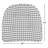 Non-Slip Gingham Dining Room And Kitchen Seat Cushions, 16 X 15 X 2 Inches-1104463888