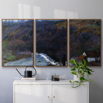 " The Mill At Vervy, 1889 " 3 - Pieces