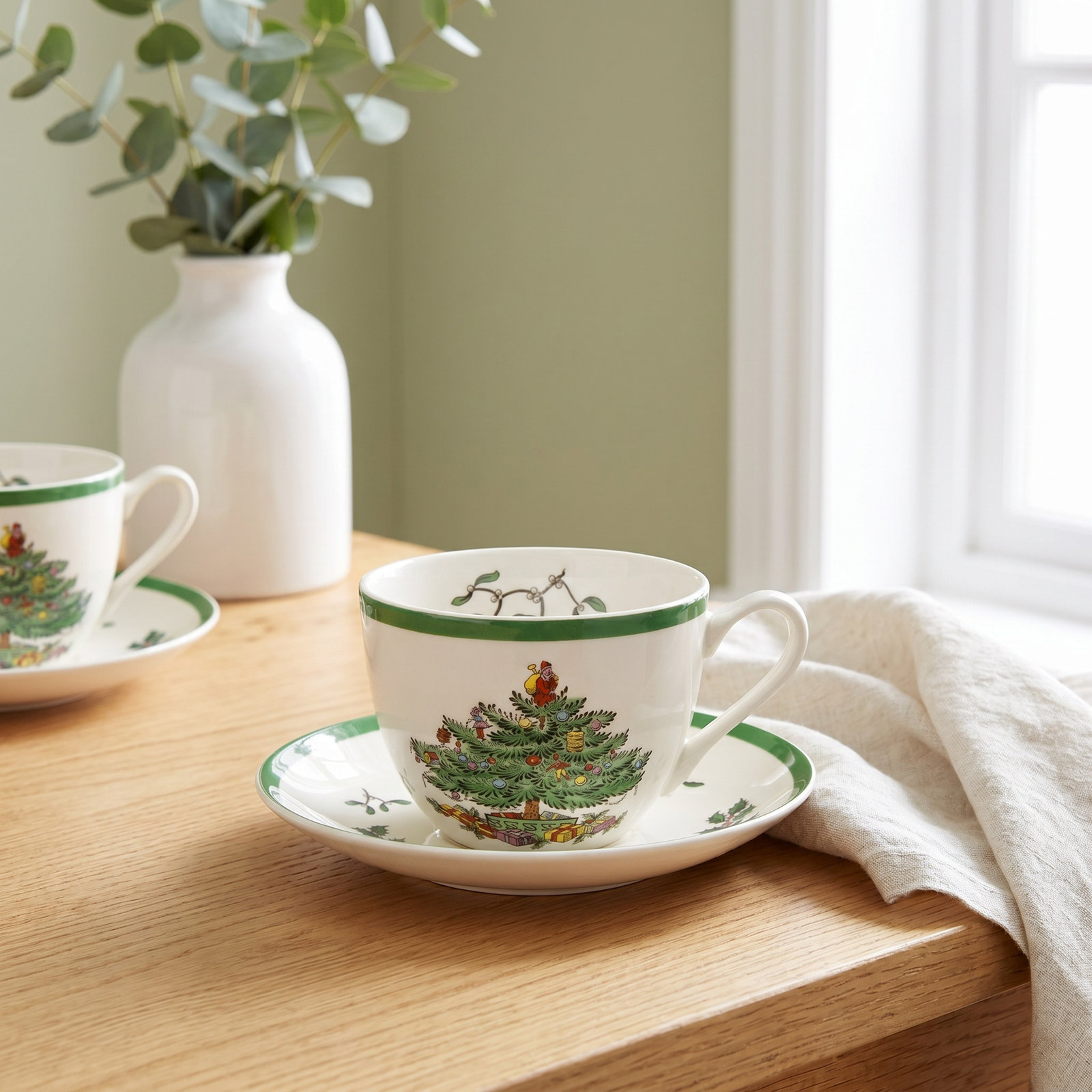 Christmas Tree Teacup