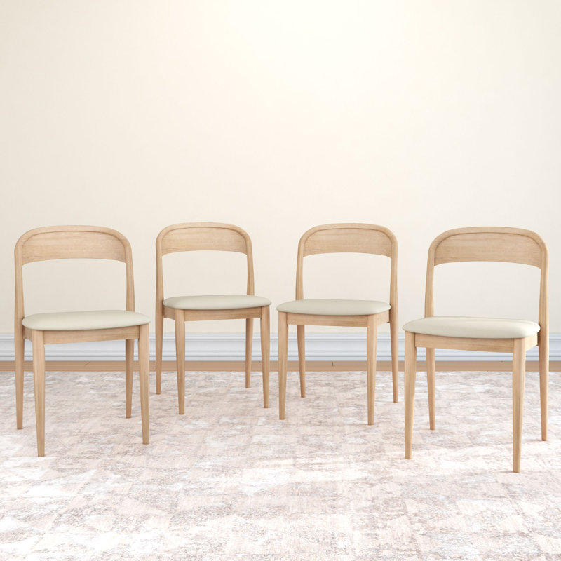 Chaise rembourrée Loar, Blond, Blé