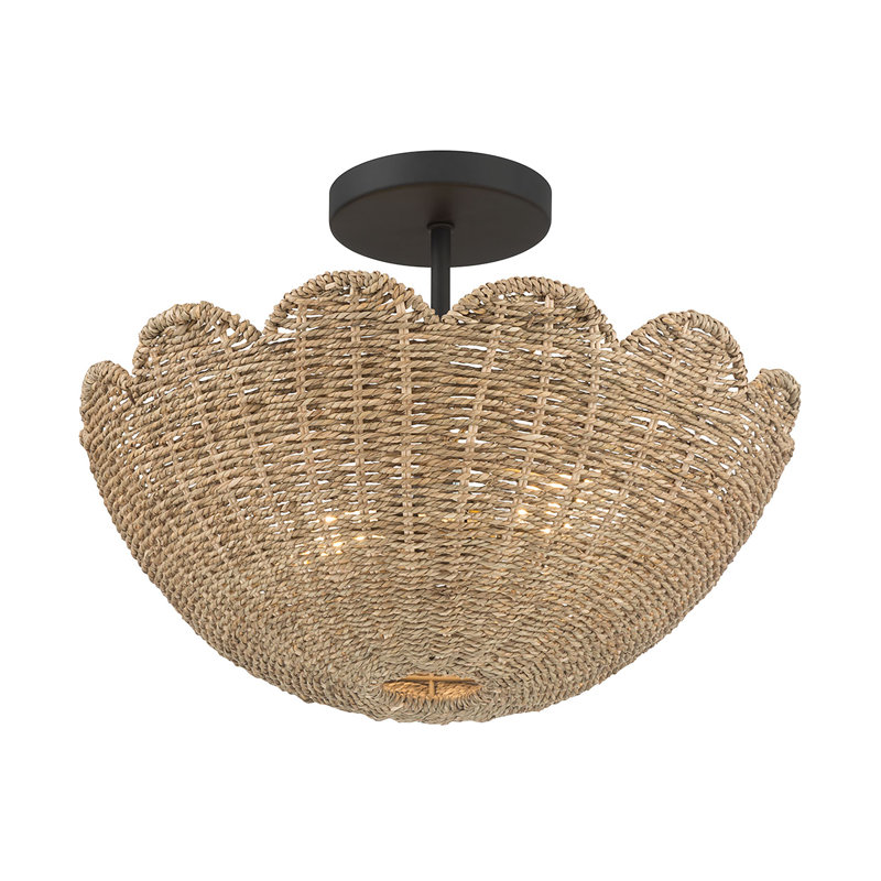 Plafonnier semi-encastré 2 lumières Malura