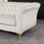 87" Oro Chesterfield Sofa with Flared Arms-87460525