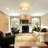 Deontee 13"W 3-Light Fabric Semi Flush Mount Ceiling Light