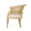 Chaise d'appoint classique avec sangle de canne et base rembourrée élégante-2085388953