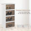 4 Pair Stackable Shoe Storage Box