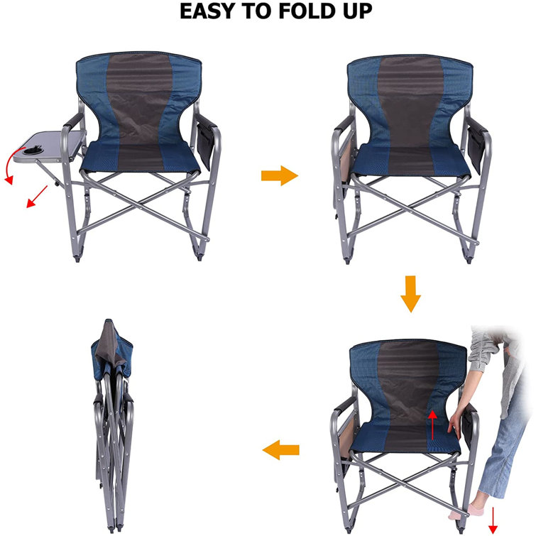 How to Fold up The Director Chair 