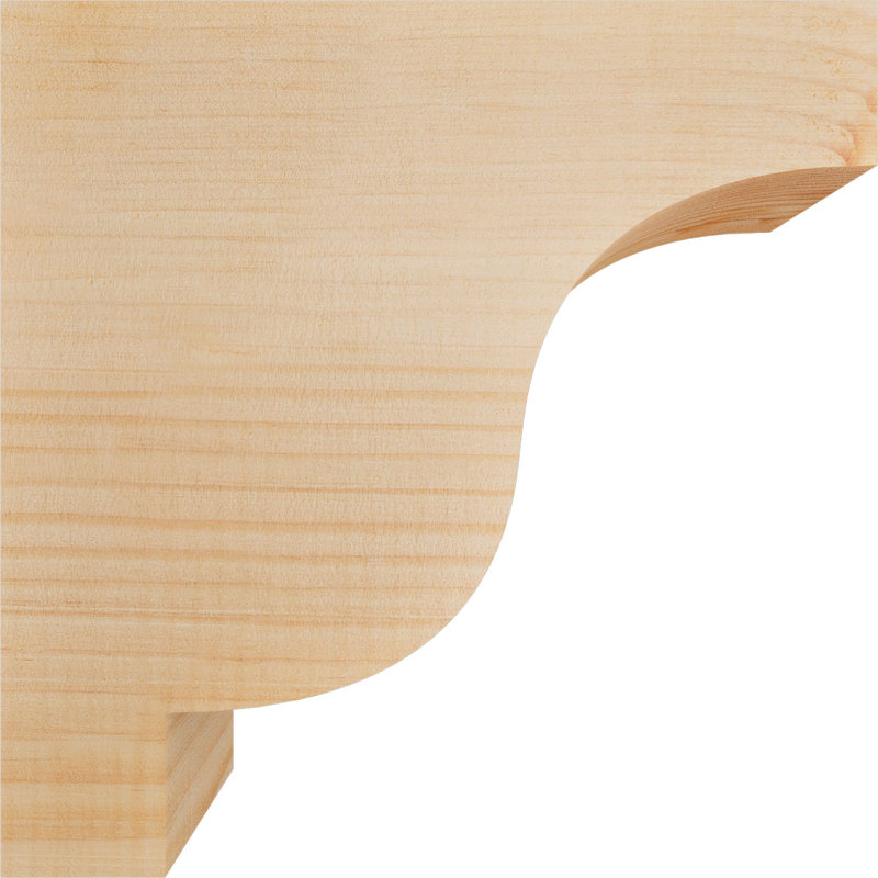 Newport Corbel, H 10 po x l 3,5 po x P 10 po, Sapin de Douglas, Lisse