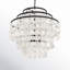 Brielle Capiz Shell 4 Light Bronze Chandelier