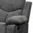 Kalen Gray Chenille Sofa w/ Drop Down Table
