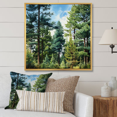 " Green Pine Tree Emerald Symphony "