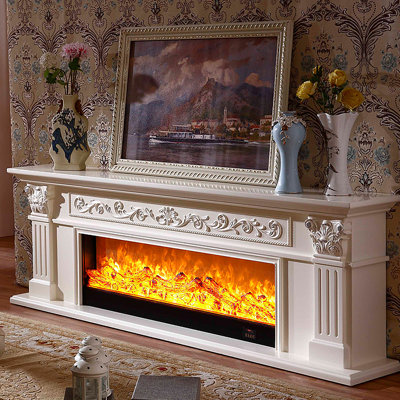 Euro-American Retro TV Cabinet Mantelpiece