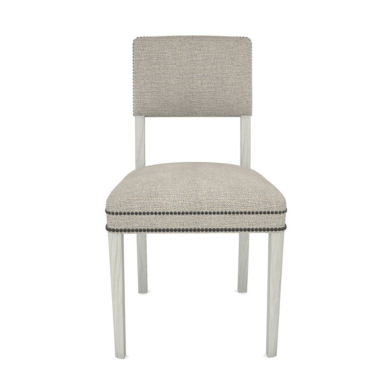 Newton Side Chair, Polyester Kimoni Natural, Casa Blanca