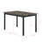 Faux Marble Top Metal Frame Dinette Table