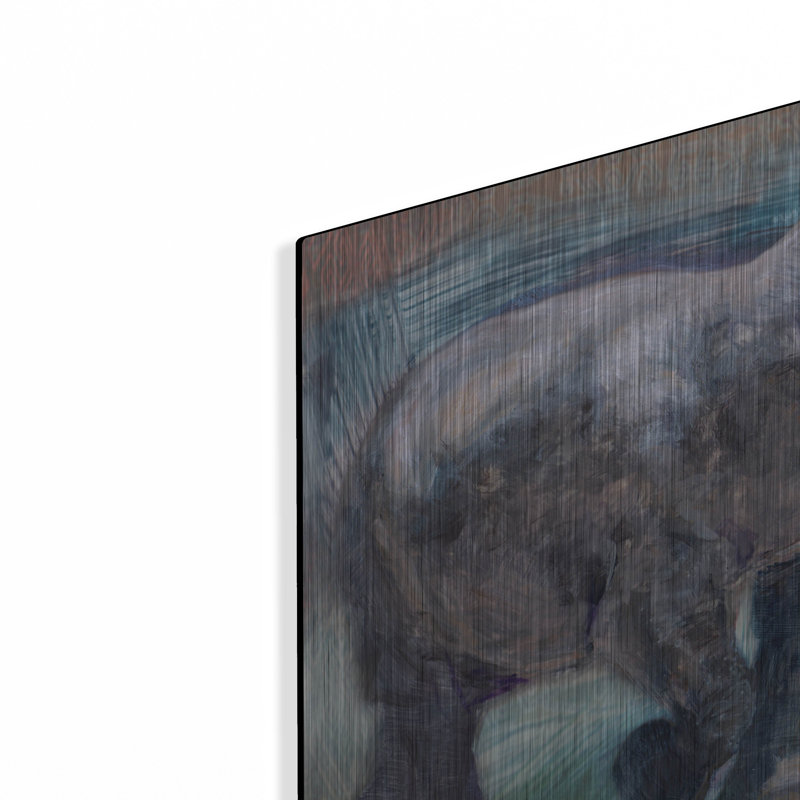 «Elephant Jubilee» par Robert Campbell sur métal, H 12 po x l 16 po