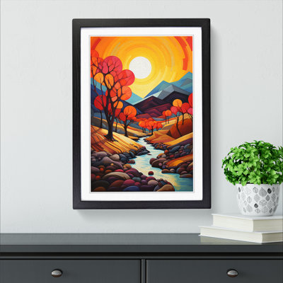 Landscape Orphism No.3 - Framed Print