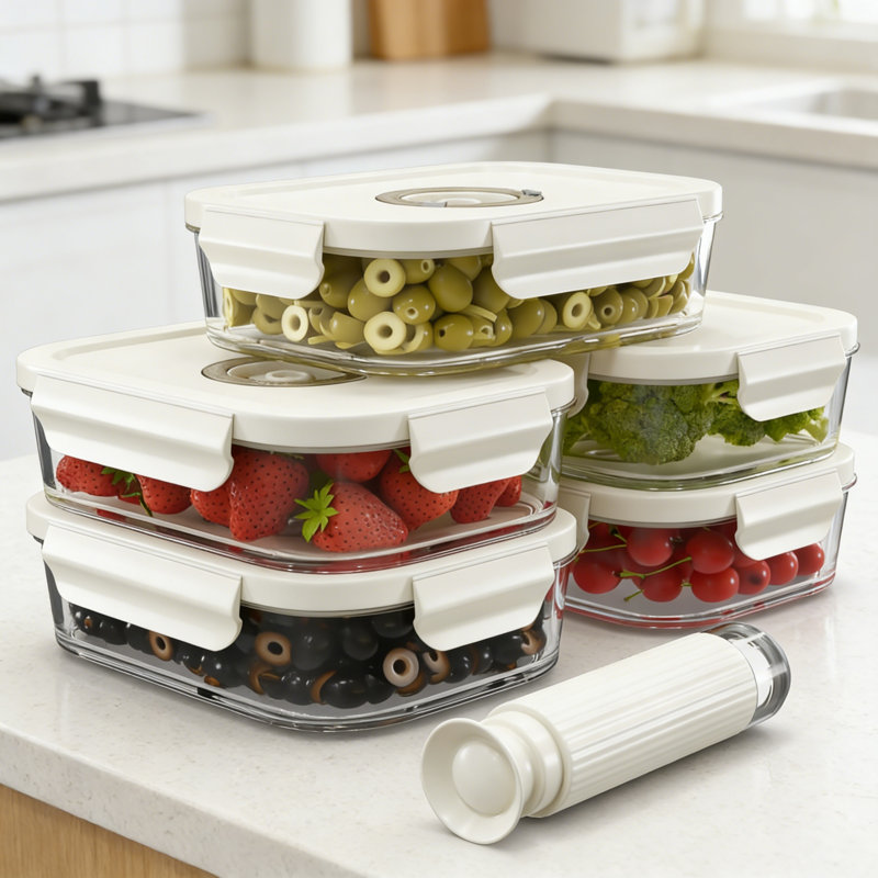 1040ml Glass Food Storage Container