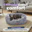 Silentnight Calming Plush Donut Pet Bed-93676162-55843483