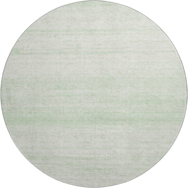 Premium Machine Washable Prisco Mint Rug