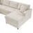 U Shaped Corduroy Sectional Modular Sofa With Chaise-867674001