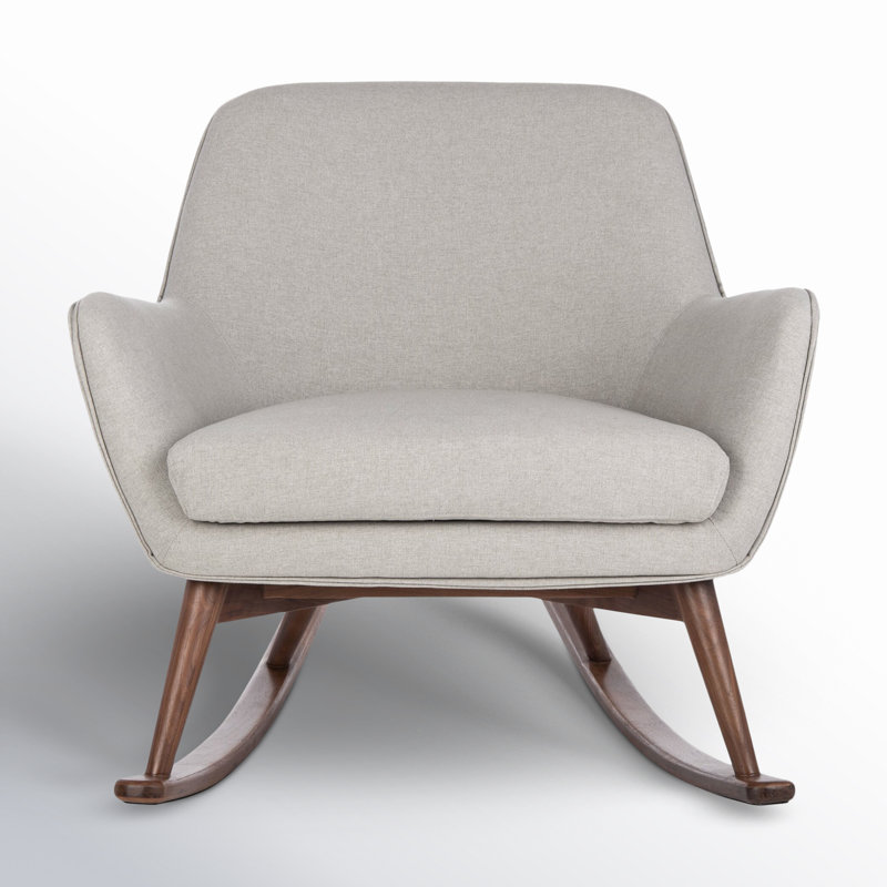 Chaise berçante Tye, Gris clair