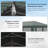Outsunny Party Tent Canopy, Outdoor Event Shelter Gazebo With 8 Removable Mesh Sidewalls, Zipper Doors, Steel Frame-111084840