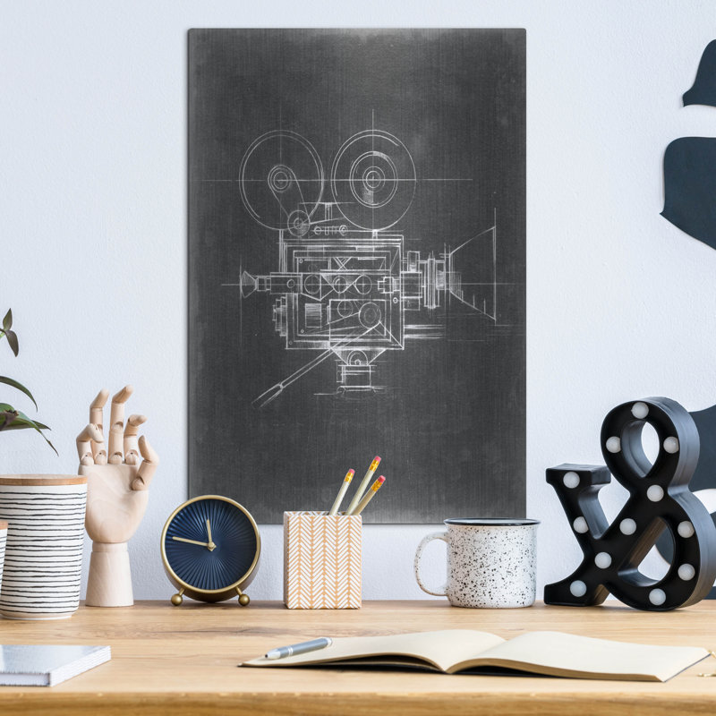 «Caméra Blueprints II» par Ethan Harper, H 16 po x l 12 po