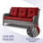 Bonia 72.44'' Wide Straight Patio Sofa with Cushions-774183581-786532858