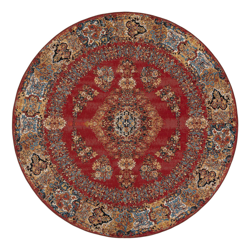Tapis d'extérieur traditionnel, Rond 10pi
