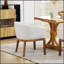Chaise demi-tonneau rembourrée Mid-Century-1368517252