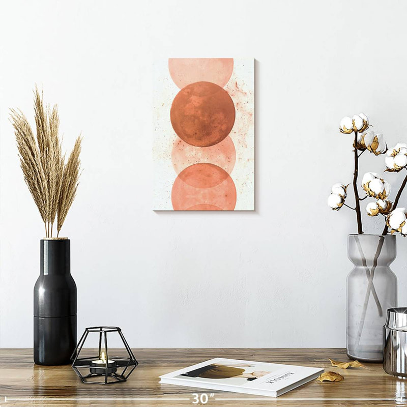 Oberle Sunset Circles, 12" H x 8" W