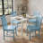 Solid Wood Space Saving Kitchen Dining Set-1432970626