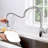 Pull Down Single Handle Kitchen Faucet-15858014