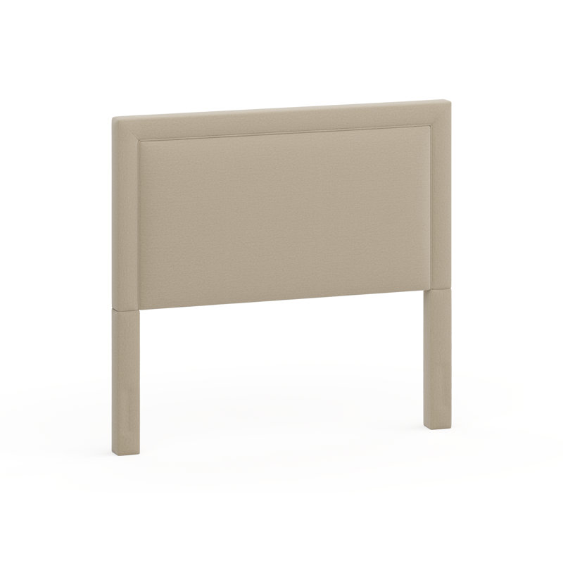 Guerline Upholstered Headboard, Beige, Full
