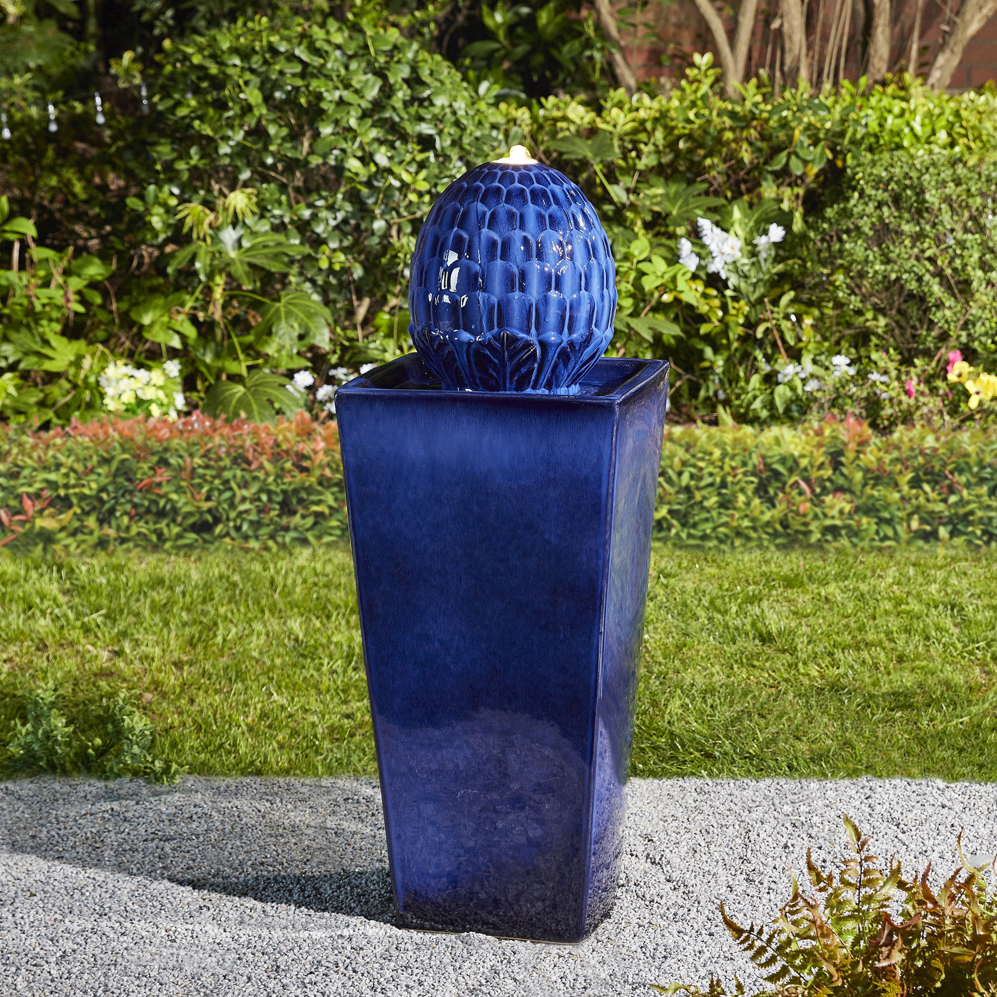 Ferrigno Fountain, Blue