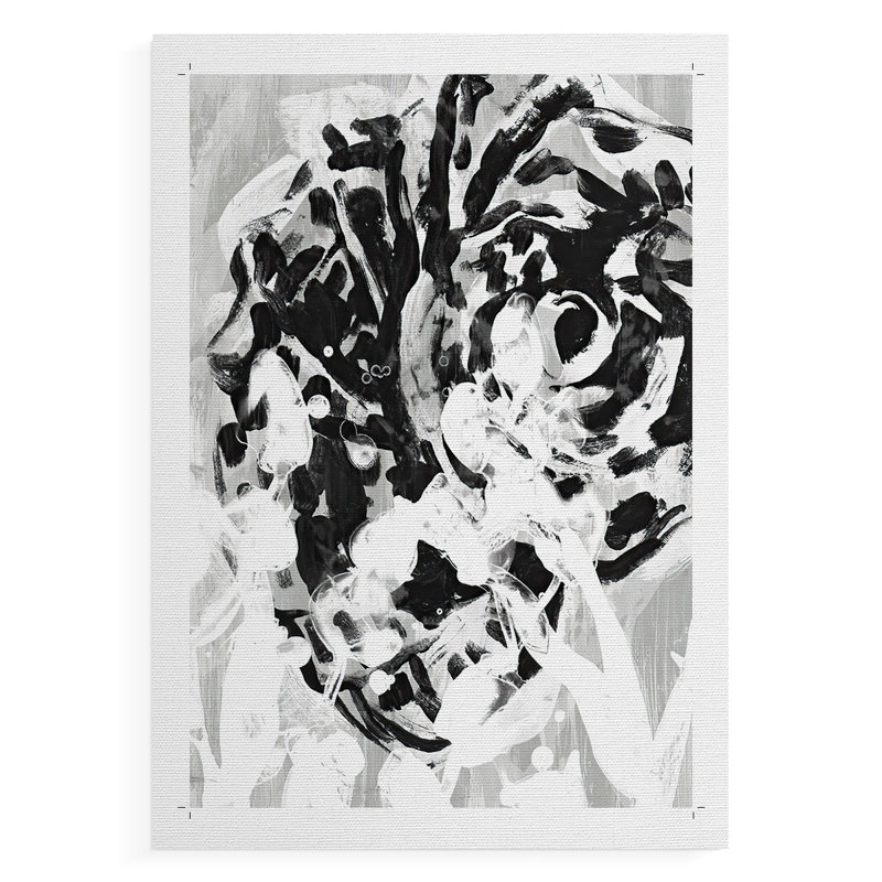 «Ocean Inkblot III», impression sur toile seulement - non encadrée, H 18 po x l 12 po