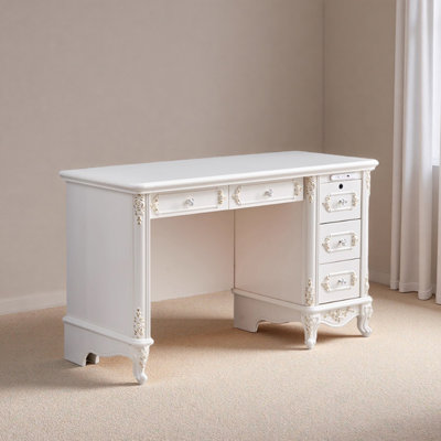 Bureau d'écriture avec rangement rétro