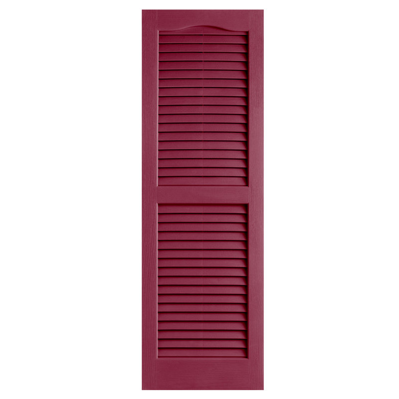 Volet cathédrale à persiennes standard, Baie, 55 po, 14.5"