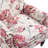 Iliana Traditional Upholstered Pattern White Cotton Blend Armchair with Nailhead Trim-1504160450