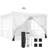 10x10 Pop Up Canopy Tent Gazebo with 4 Removable Sidewalls One Push Party Tent-106632945